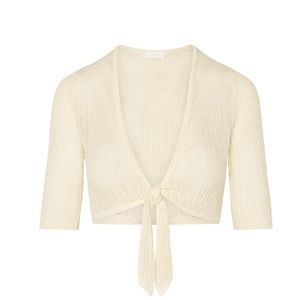 Monday Swimwear NASSAU TOP - IVORY CROCHET